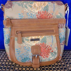 Floral & Tan/Brown Satchel.